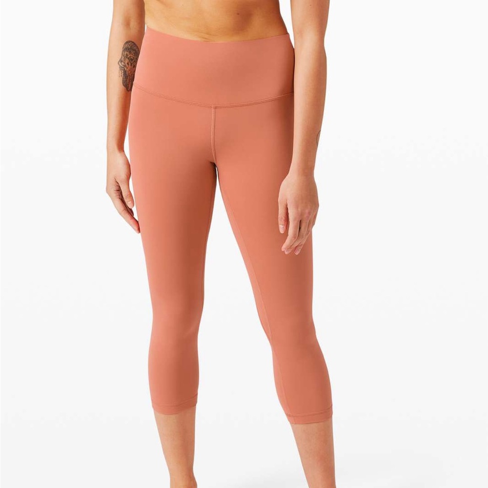Lululemon Align Crop 21" *Cool Rustic Coral - Size 6